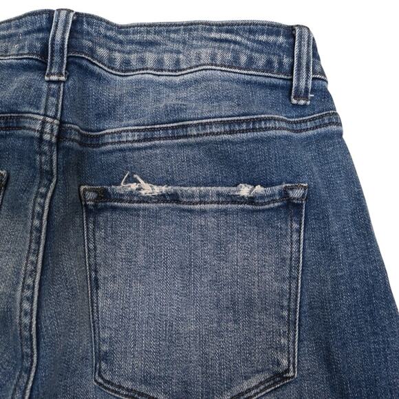 Flying Monkey Womens 28 High Rise Distressed Ankle Jean - Picture 7 of 11